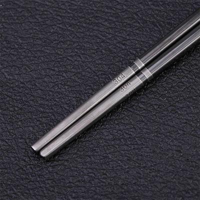 Hohl Wiederverwendbar Chinesisch Japanisch 304 Edelstahl Koreanisches Besteck Geschirr Essstäbchen Küchenzubehör