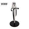 Cute Bat Witch Hat Decor Halloween Paper Towel Roll Holder, Ghost/Pumpkin/Witch's Hat/Bat Decor, Durable Festive Home Gift Wood Standing Reel