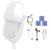 Wall Mounted Urinal Wall Mounted Bathroom Washout Urinal Adjustable Flushing Urine Diverter with Hose for Dorm Vehicle RV