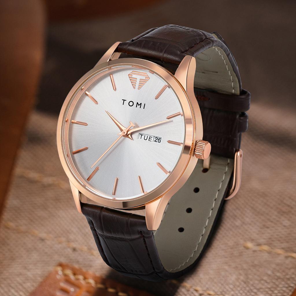 Minimalist Style Watch for Men and Women with Simple Circular Dial Watch Minimalist Men's Casual Quartz Watch Clock Gift