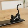 1pc,Home Decor Incense Burner Cute Cat Lovely Rabbit Incense Stick Holder Ceramic Handicraft Girl Friend Gifts- Without Incense