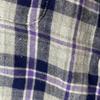 URBAN RESEARCH check Long sleeve shirt purple mens M used