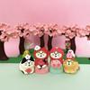 Cherry Blossom Cat Resin Craft With Cute Cat Figurine For Collectors And Gift Ideas