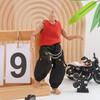 2 Pack Doll Vest Action Figure Shirt Tank Top Clothes Soft Standalone Layer for Character