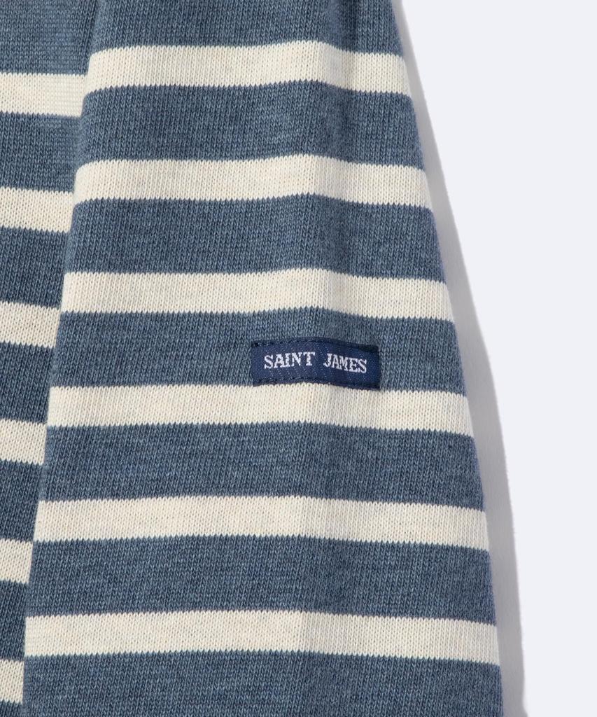 Saint James 6870 Meridien Moderne Long Sleeve Size XS T-Shirt, Jean/Chanvre, [Used]