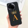 For Realme 11 5G Case Cute Crown Letters Silicone Soft TPU Shockproof Cover For Realme 11X 5G RMX3785 Funda Realme11 Phone Cases