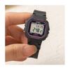Casio DIGITAL Series - Square, Retro Fashion Waterproof, Quartz Movement, Resin Strap, Japanese and Korean Watch, Women's Watch, Gray Dial LA-20WH-8A