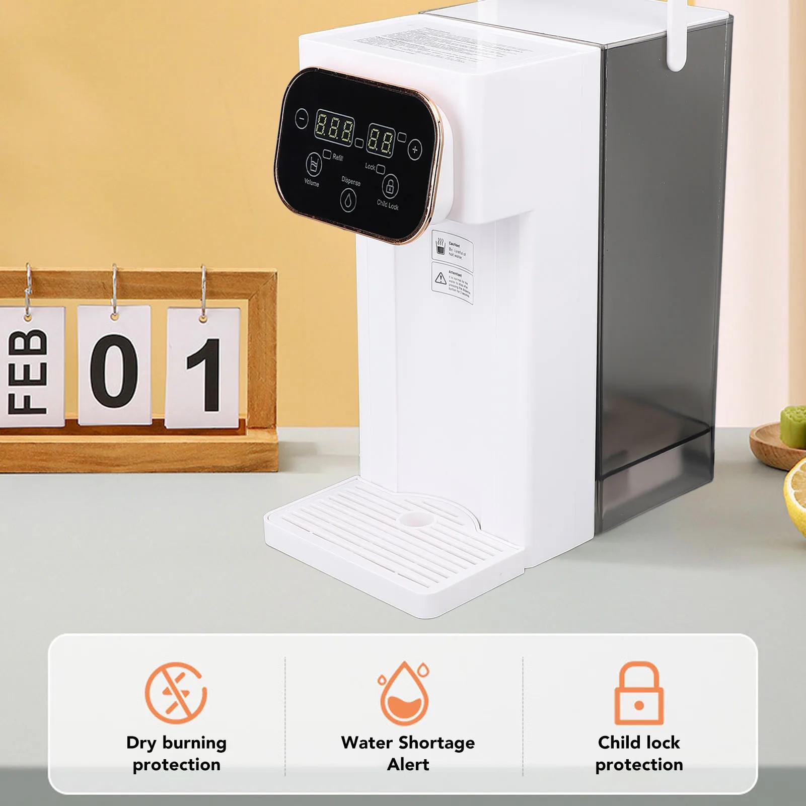 Electric Kettle Cup Boiler Instant Hot Water Dispenser Bottle Drinking Water Thermal Insulation Heating Baby Milk Heater Teapot bianco