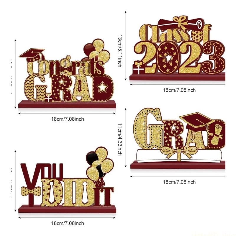 QX2E 2026 Graduate Sign 2026 Graduation Decorations Class of 2026 Table Centerpieces