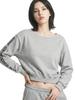 LA MAISON STUDIO Logo Off-Shoulder Sweatshirts Melangray(Fcg1Ts731W)