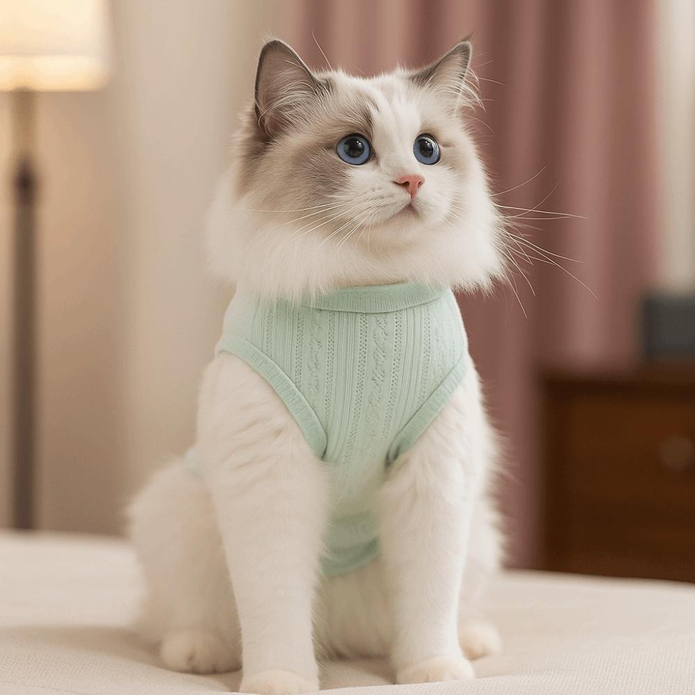 Solid Color Dog Wrap Belly Clothes Thin Section Dog Spay/Neuter Clothes  Neutering Recovery