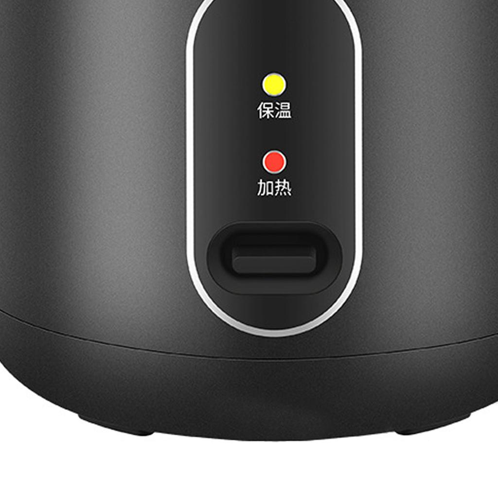 Home Mini Rice Cooker Black Small Dormitory Automatic Rice Cooker 1.2L Thermal Rice Cooker with