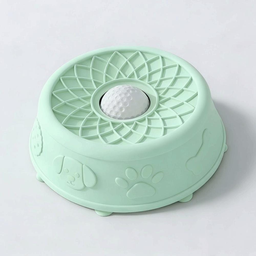 Anti-spill Slow Feeder Silicone Yogurt Licking Plate  for Puppy Kitty Training