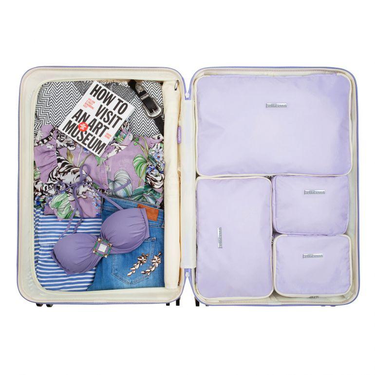 Suitsuit Af-27117 Packing Cube Set For 28-Inch_Paisley Purple