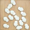Glazed Ceramic Heart Beads with Vertical Holes for DIY Jewelry and Crafts
