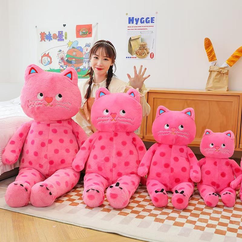 Cute Polka Dolls, Plush Toys, Cat Dolls, Pillows, Special Gift for Girls To Sleep