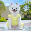 Bright Dog Harness Dress with Lead for Small Breeds Walking Training Vest for Comfortable and Safety Outdoor Activity