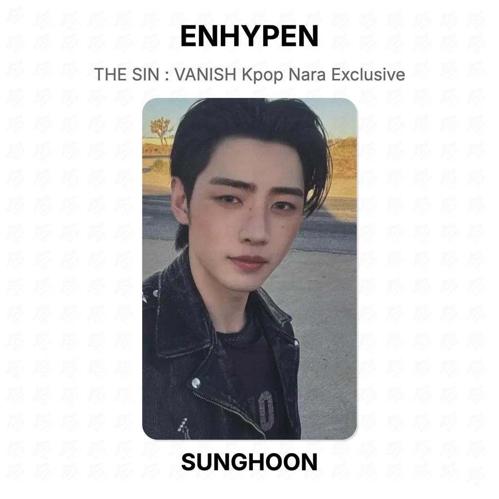 ENHYPEN THE SIN : VANISH Kpop Nara Exclusive Official Photocard