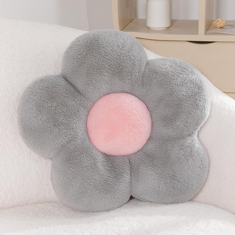 Non-Toxic 45Cm Flower Cushion Soft Nap Pillow Home Colorful Sunflowers Chair Pillow For Office Classroom Home Bedroom Children Birthday Gift
