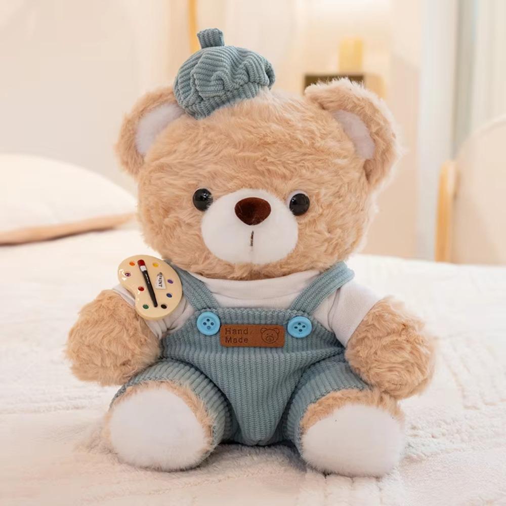 With Hats Bear Wear Clothes Plush Toys Fluffy Rabbit Stuffed Animal  Birthday Parties