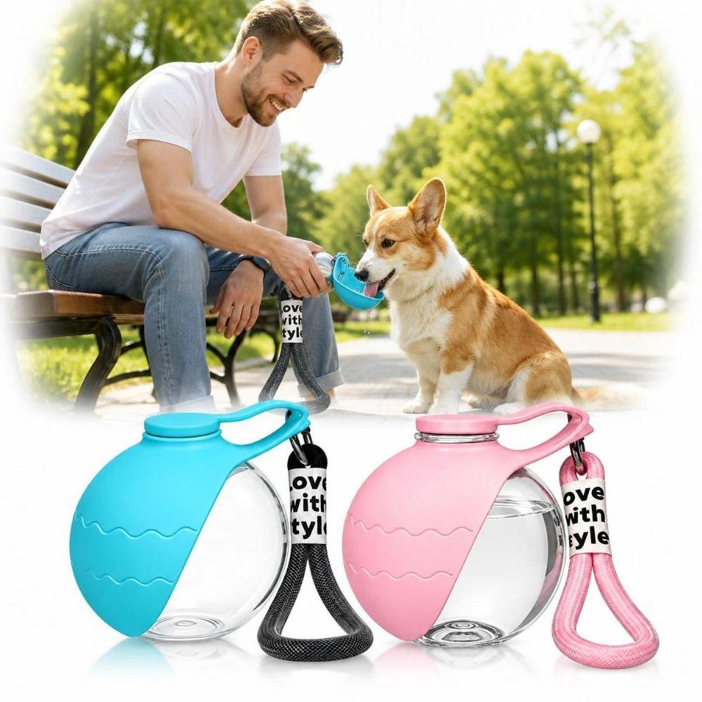 Auslaufsichere Haustier-Wasserflasche Wiederverwendbare Tragbare Trinkflasche Hundewasserspender Haustier Spaziergang