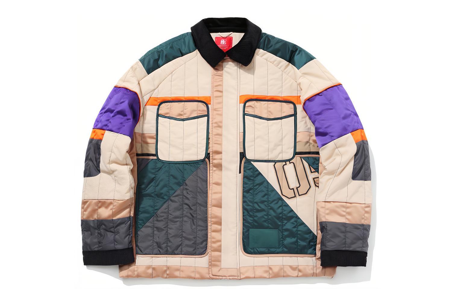 Li Ning Sports Basketball Collection Puffer Jacket Men s Oyster Gray AJMQ015-1 L