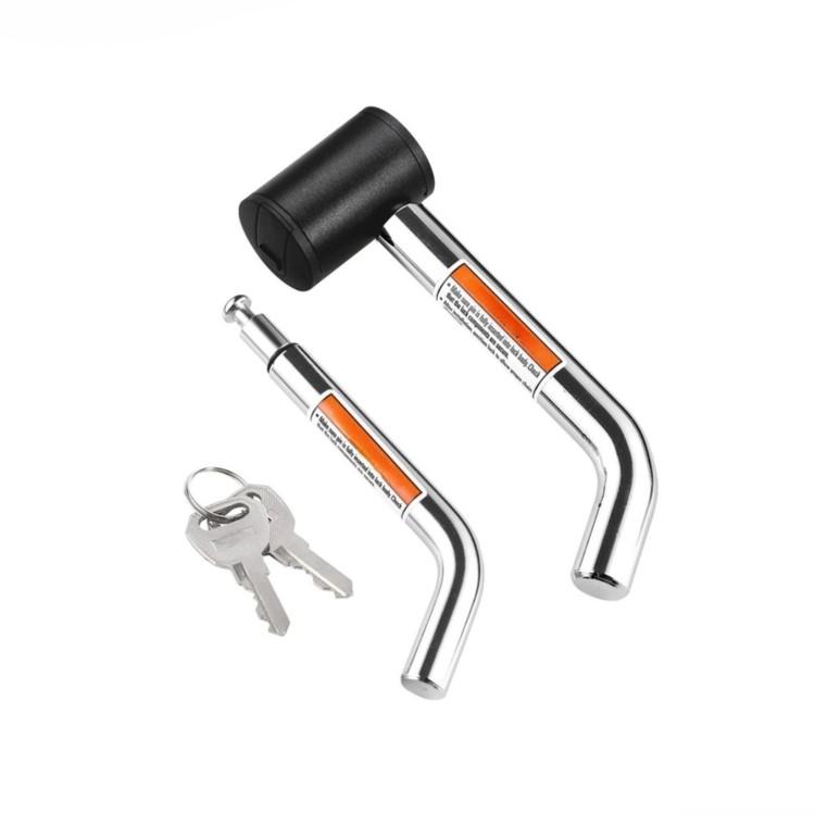 Trailer Lock 360° Rotating Lock Head 5/8" Lock Shank For Truck RV Yacht Carbon Steel Trailer Hitch Lock AUTO Accessories