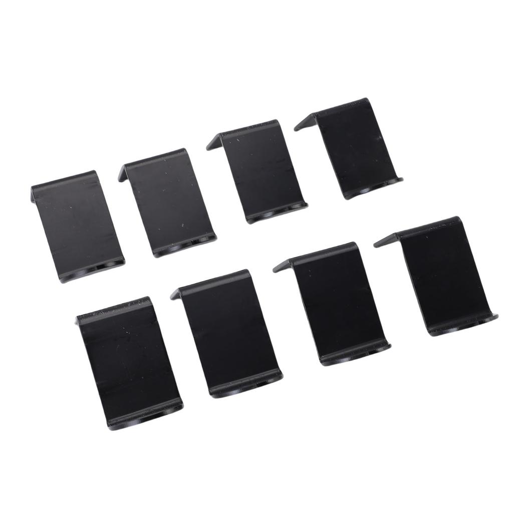 8PCS Hat Hooks for Wall 2.8 Inch Acrylic Baseball Cap Holder Wide Brim Hat Hanger Organizer with Adhesive for Room Decor