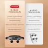 Fascia Gun Six-head Muscle Relaxation Electric Massager Wireless Waist Back Masajeador Deep High Frequency Vibrater Body Massage