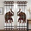 BOho-3D Printing Curtain for Adult, Essential Bedroom, Living Room, Shade Fabric, Custom Hook, Decorative