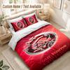 Custom Name Bedding Set 3 PiecesAjax Amsterdam Print Duvet Cover + 2 Pillowcases Soft Bed Decor