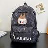 Zaino Scolastico Cartone Animato Labubu Nuovo Zaino Grande Capacità Stampa Studente Ultraleggero Zaino Scolastico Labubu