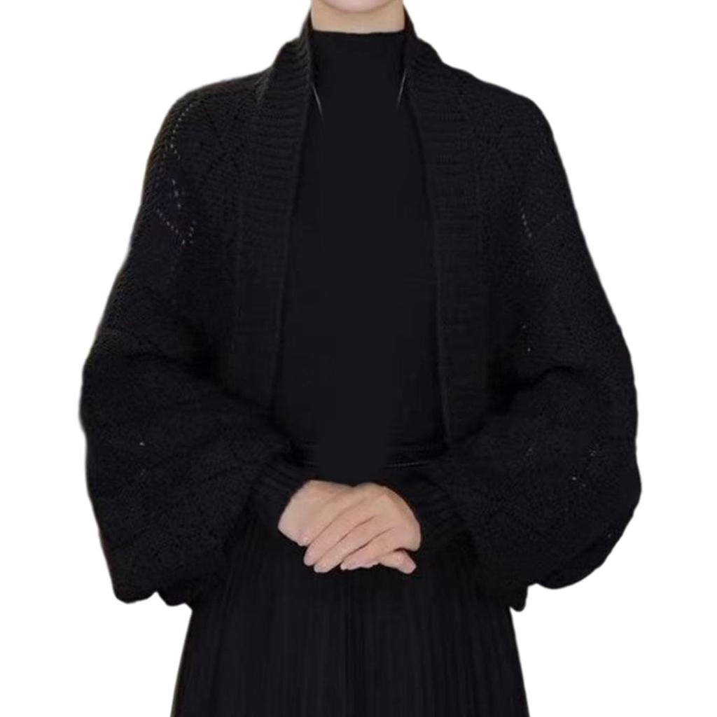 Ladies' Loose Comfortable Casual Fashionable Warm And Elegant Cardigan Draped Over A Shawl