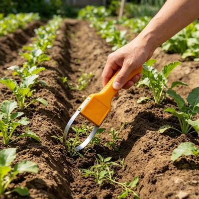 Yousheng Hand Loop Weeder Stainless Steel Loop Manual Weeder Hand Weeding Tool for Garden Yard Weeding Loosening