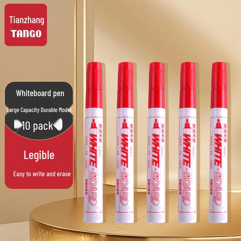 TANGO Single Head Whiteboard Marker (10-Pack) красный