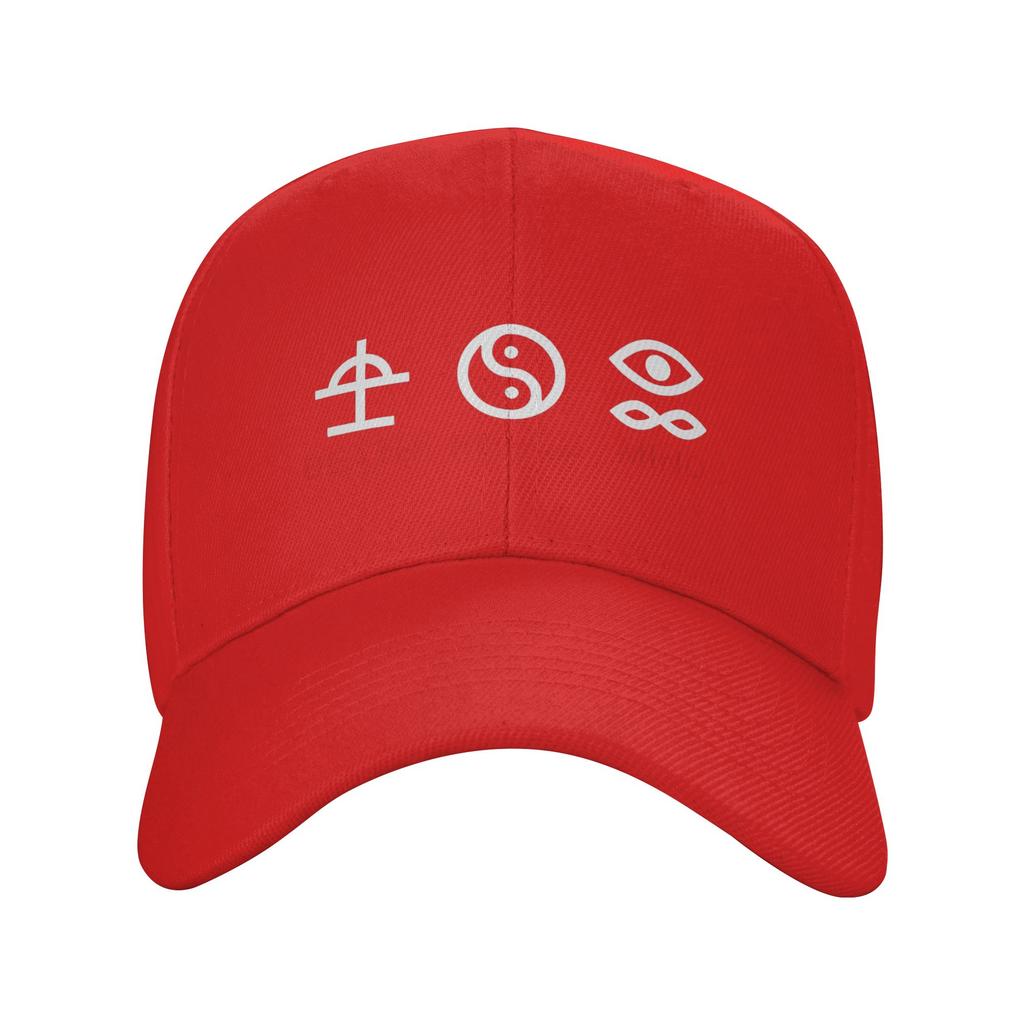 Three Symbols Bad Omens  Band Sun Baseball Cap  Spring Streetwear Trucker Hat For Men Women Hiking Fishing Snapback Cap