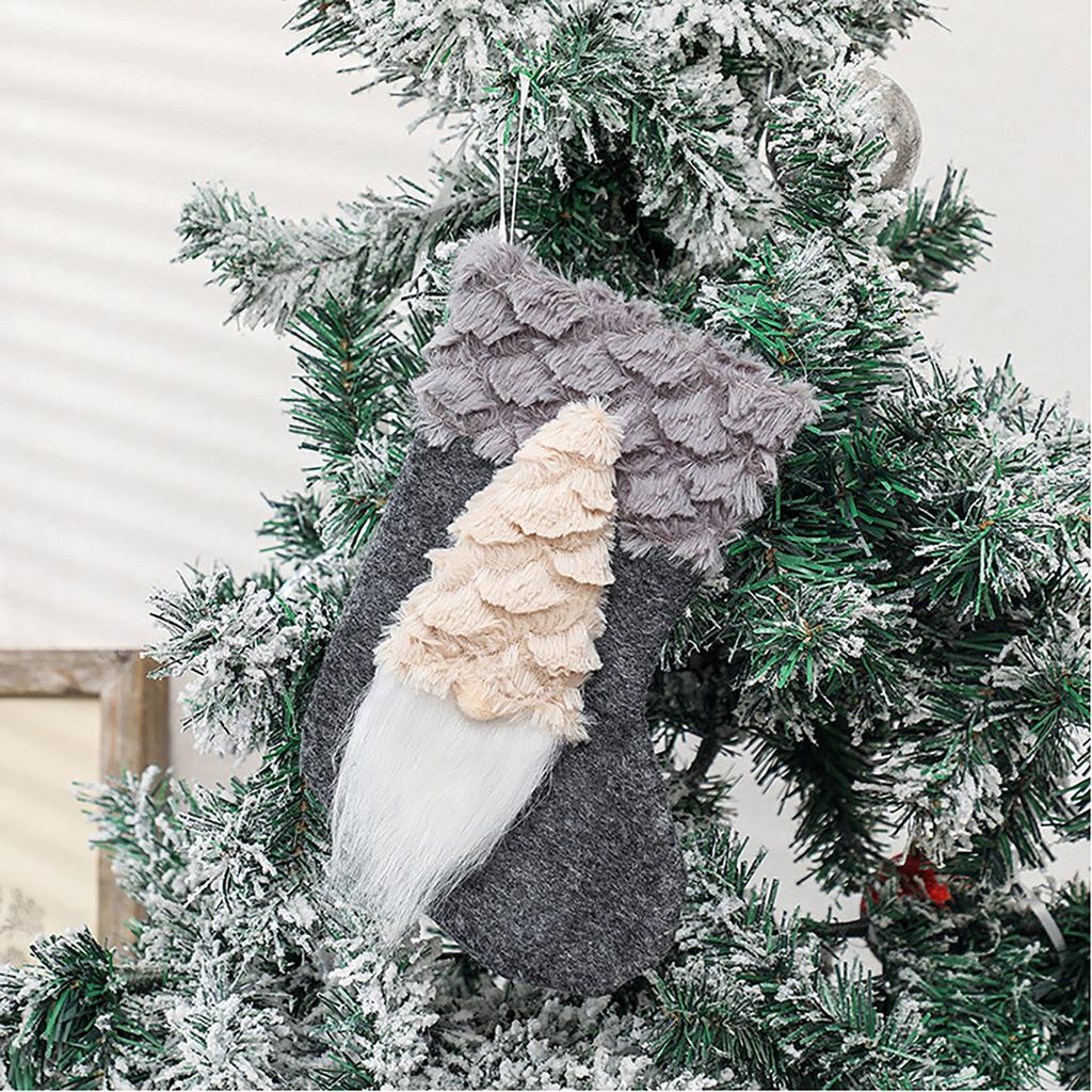 Christmas Stocking Santa Xmas Stocking Candy Bag Christmas Party Gift Bag Faceless Gnome Candy Bag