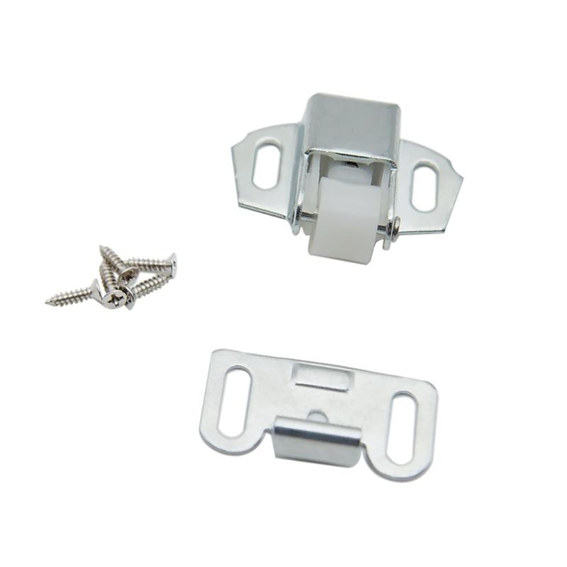 10Pcs Home Wardrobe Door Buckle Flat Bottom Low Leg Door Clip Cabinet Door Latches Heavy Duty Roller Catches Enduring