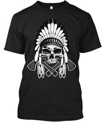 Indian Warriors TTshirt Made In the USA Size S To 5XL