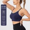 Damen Floral Yoga Sport-BH - Verstellbare dünne Träger für Pilates, Laufen und Fitness