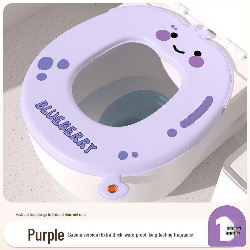 

Waterproof, Thickened, Washable Toilet Seat Cushion Ring - Universal Fit for All Seasons