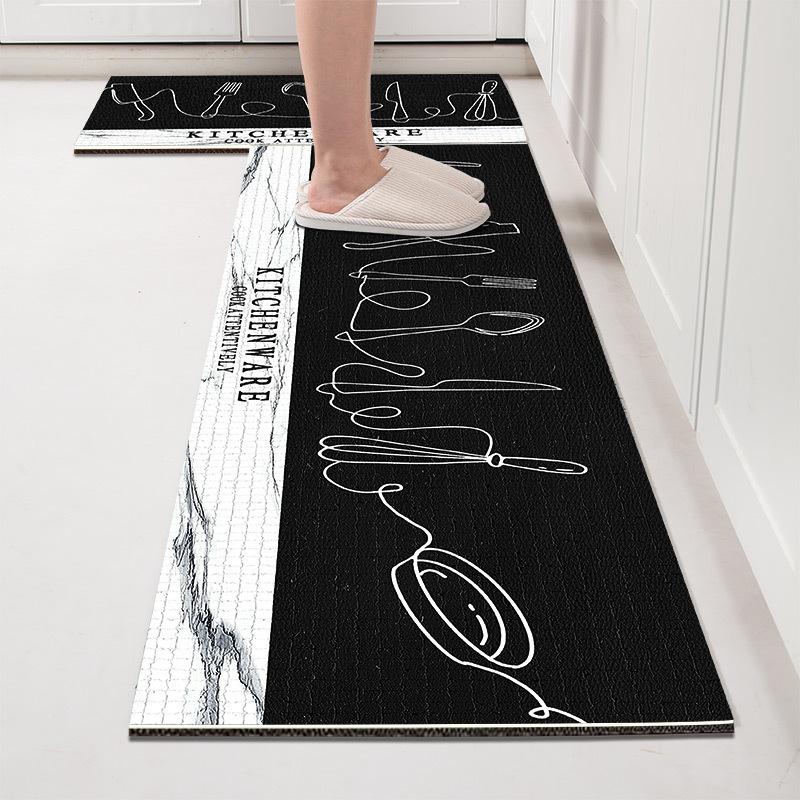 Kitchen Floor Mat Long Strip Floor Mat Carpet Bedside Carpet Bathroom Door Mat Floor Mat