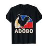 Filipino Adobo Rooster Flag Graphic Tshirt For Men Casual Cotton Tee