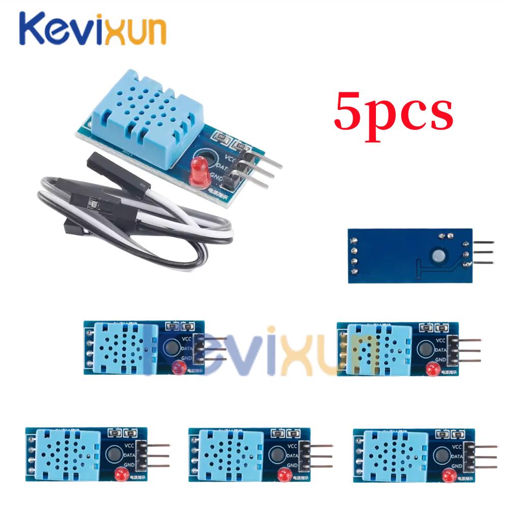 1-10pcs/Smart 3pin KY-015 DHT-11 DHT11 Digital Temperature And Relative Humidity Sensor Module + PCB For Arduino DIY Starter Kit