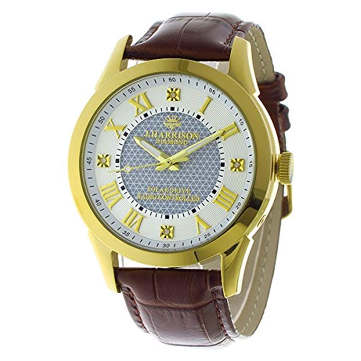 

John Harrison JOHN HARRISON solar radio quartz watch white men s JH-085MGW