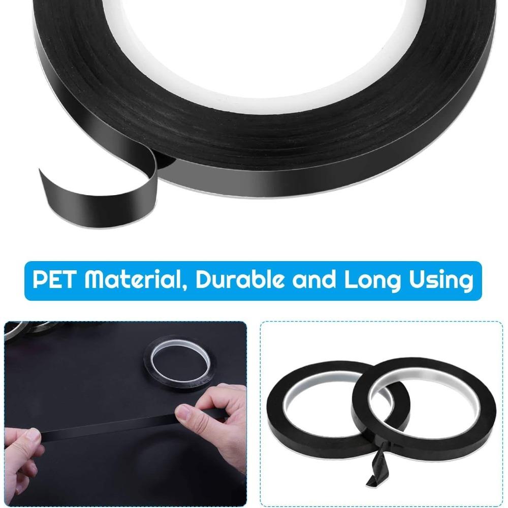 50M Black Film High Temperature Resistant Shading Waterproof Tape Graphic Whiteboard  Electrical Marking Tape