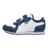 Puma Cabana Racer Comfortable Lightweight Low-Top Casual Shoes Kids Sneaker White Light-Blue 383730-12