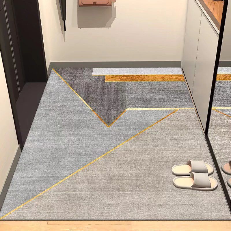 Entrance Mat Foyer Bathroom Non Slip Foot Pad Bedroom Dirt Resistant Living Room Carpet