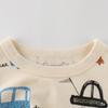 27kids Boys' 2024 Summer Korean Style Cotton Short-Sleeve T-Shirt
