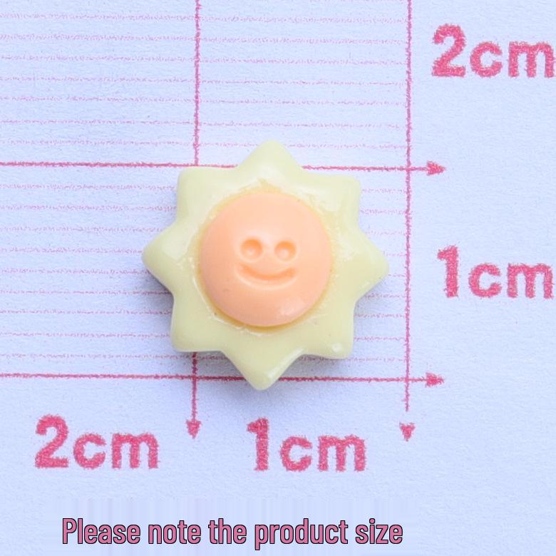 Cartoon Mini Forest DIY Resin Hair Clip Materials